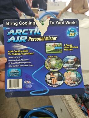 Arctic Air Personal Mister - Blue Cooling Mist Hose Attachment